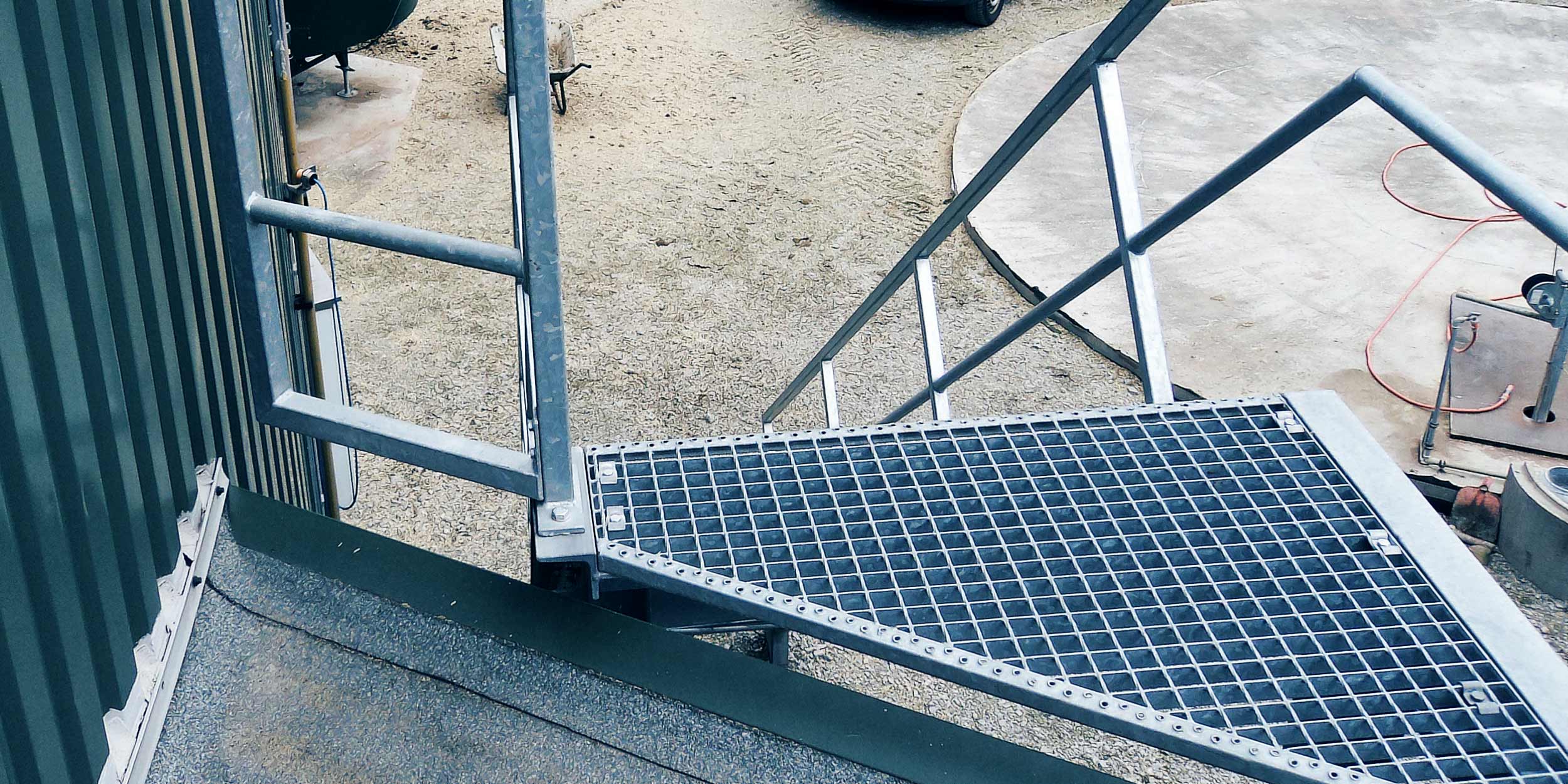 Anlagenbau - Treppe Eisen / Blech