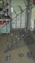 Schmiedeeisernes Geländer in der Werrkstatt